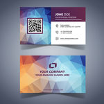 时尚二维码科技名片