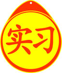 汽车实习标志