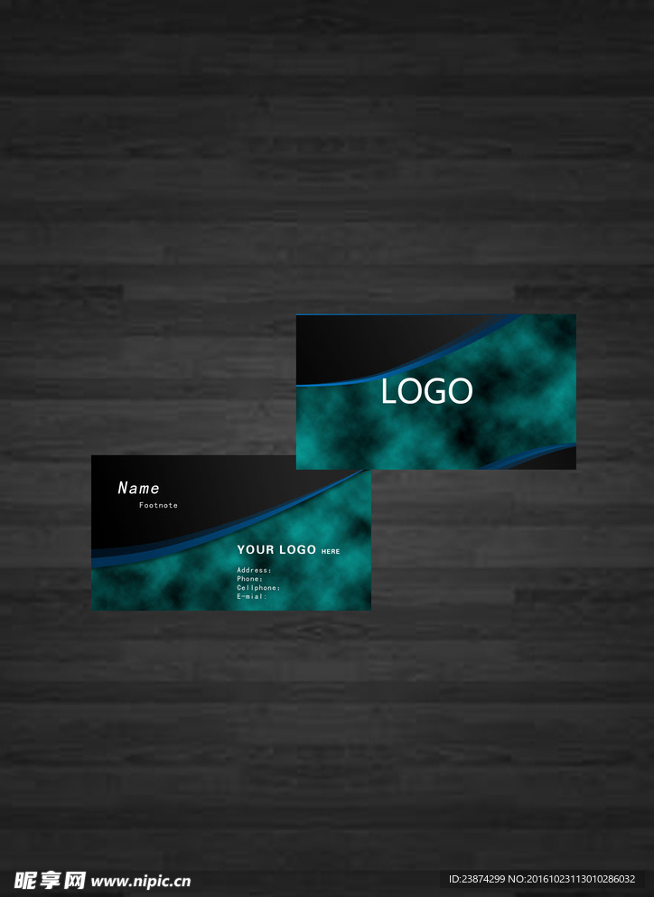 简约 时尚 名片