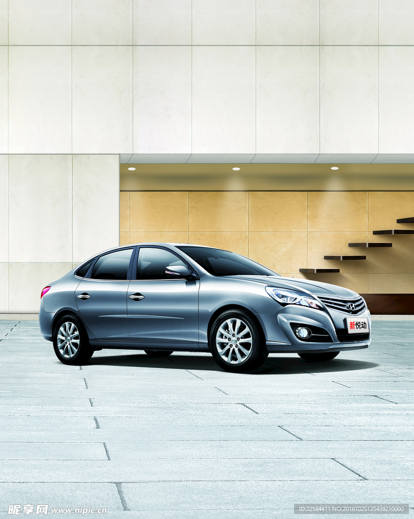 北京 现代 背景 车型 画面