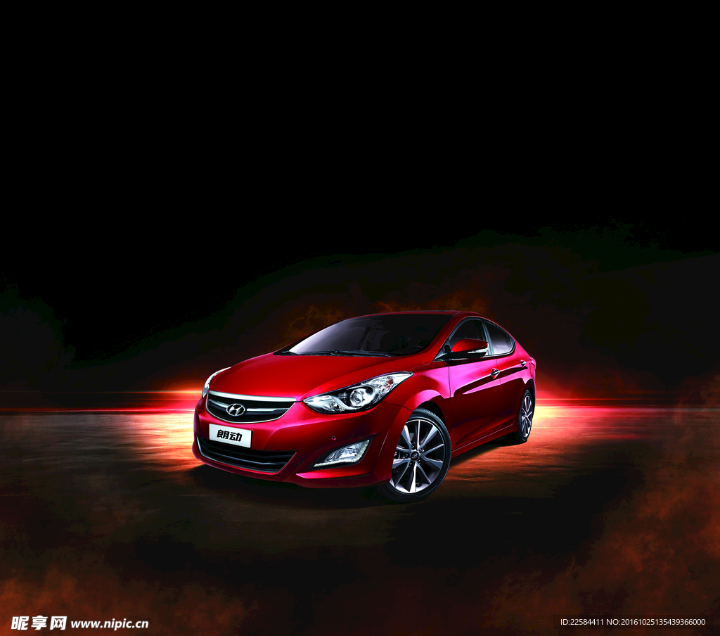 北京 现代 背景 车型 画面