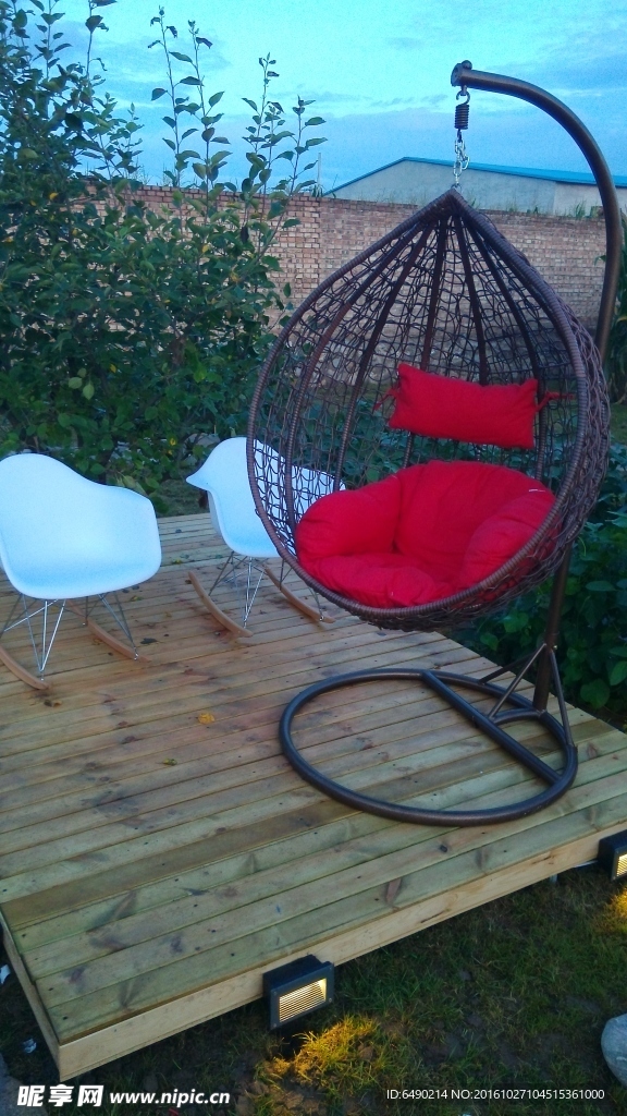 霍家房 霍家小院 庭院秋千