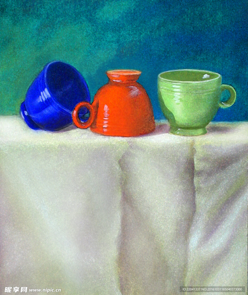 现代静物装饰画