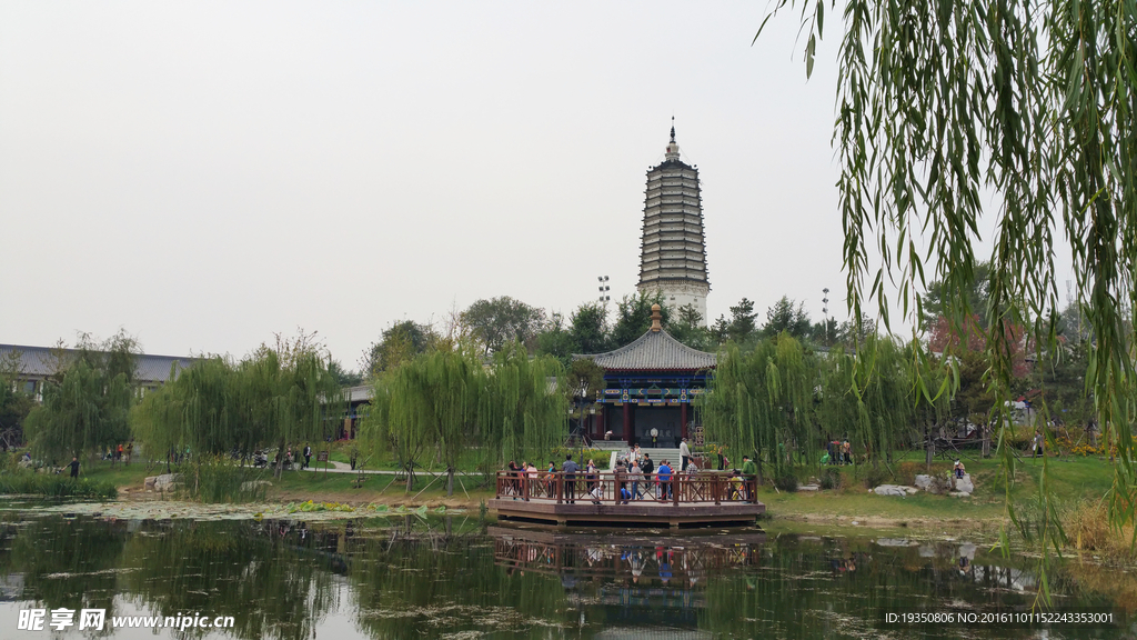 舍利塔公园的景色