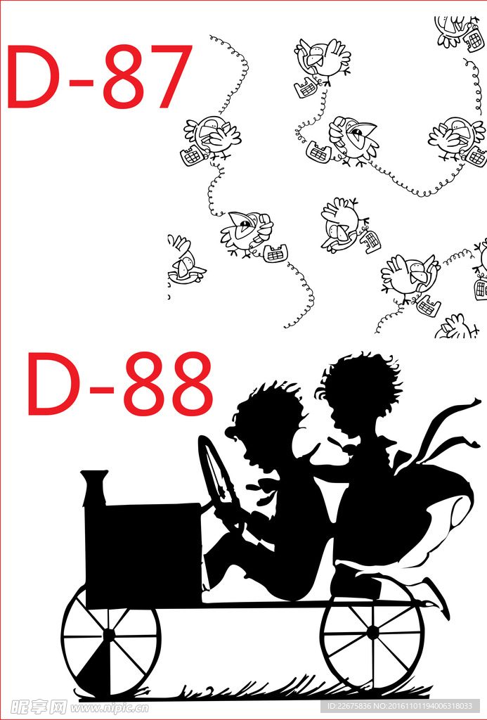 硅藻泥图矢量图