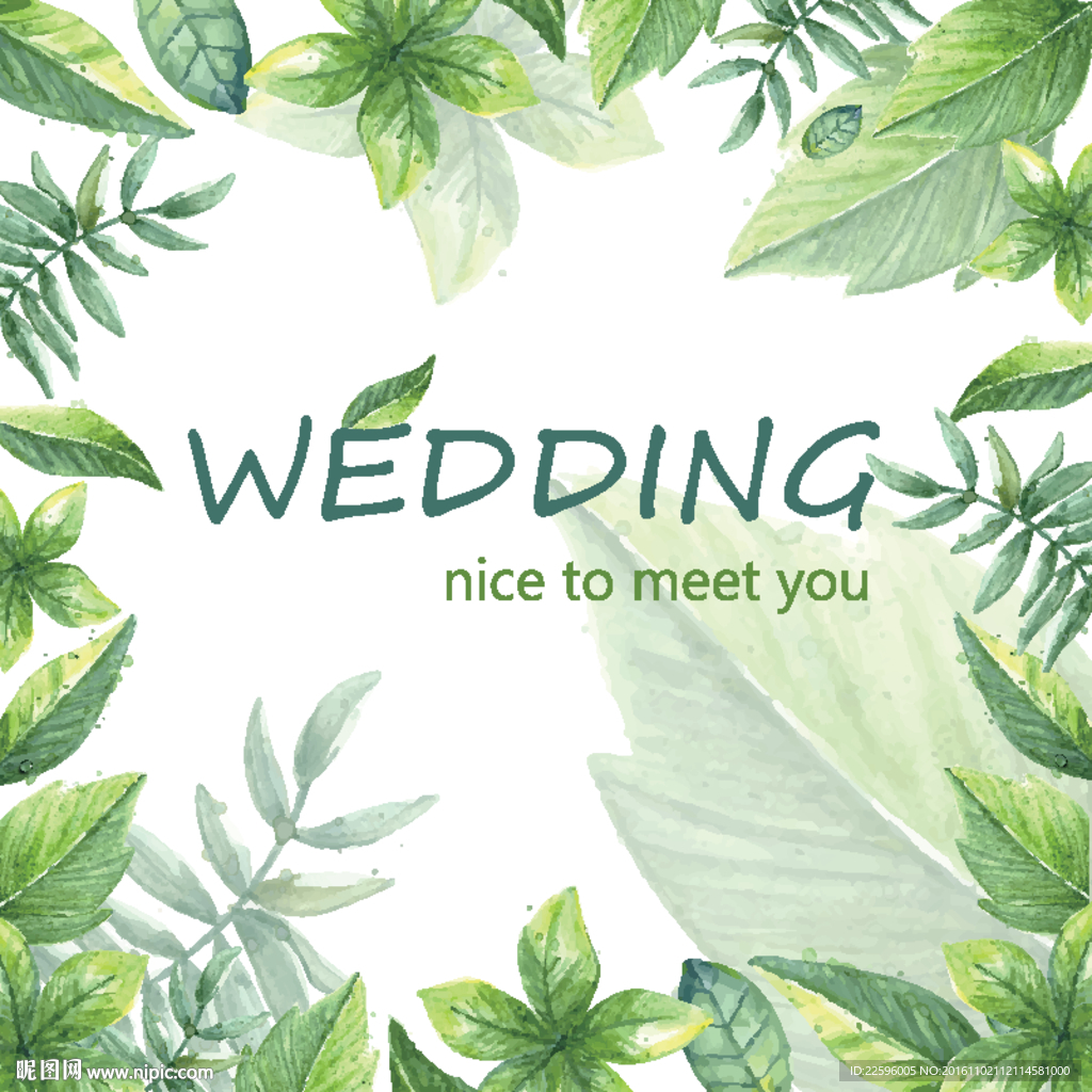 森系 婚礼 绿色