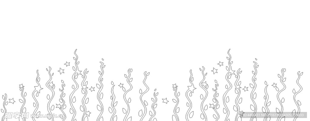 硅藻泥花纹  水草