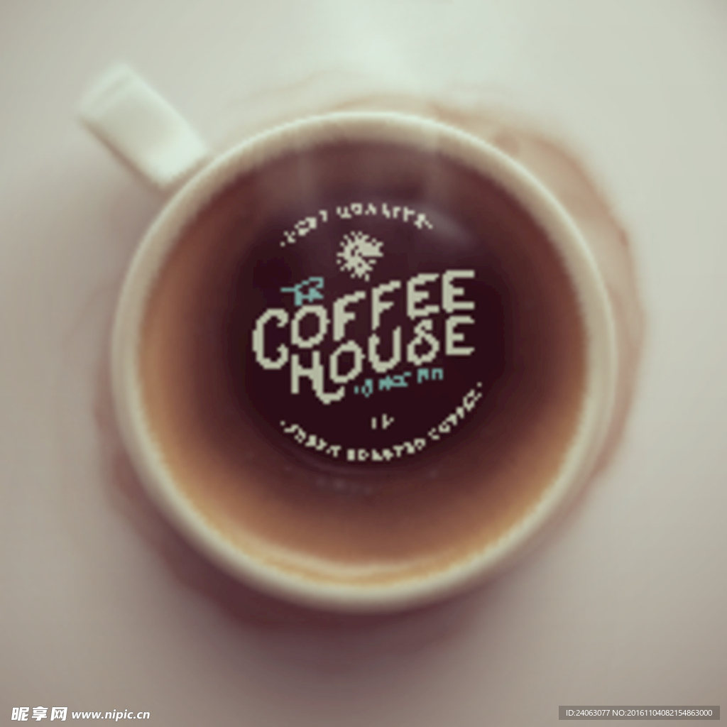 创意咖啡屋海报矢量素材