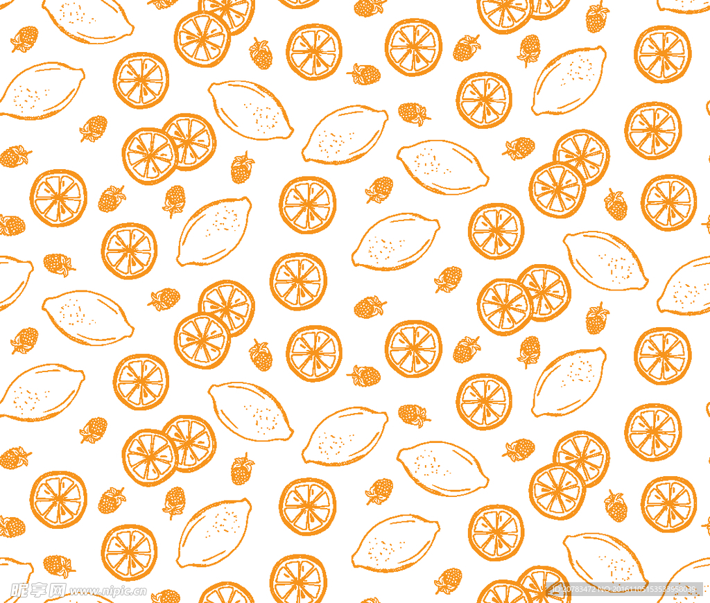 手绘水果 水果 卡通水果