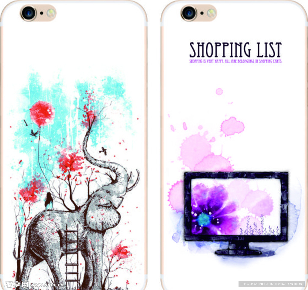 彩绘手机壳  iphone