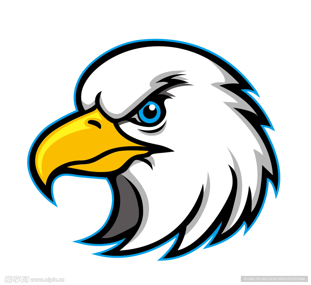 老鹰头矢量
