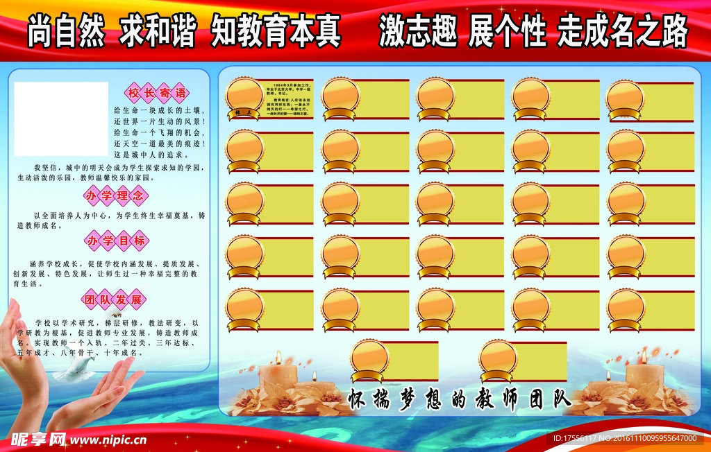 学校 教师展板 照片