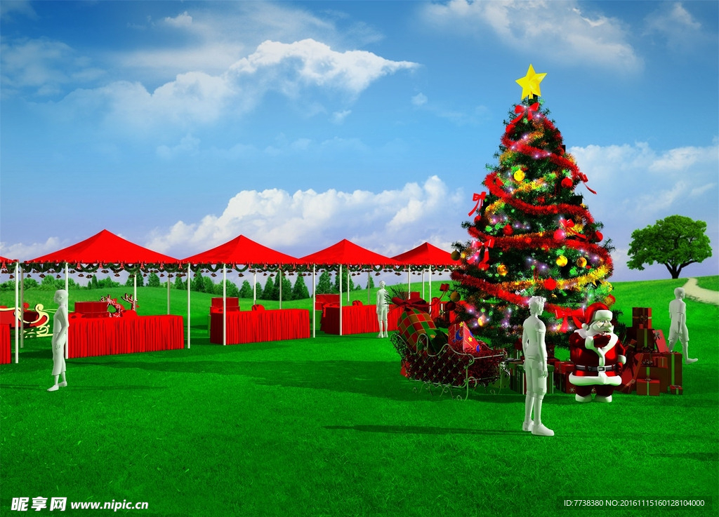 圣诞活动场景