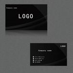 黑色质感名片