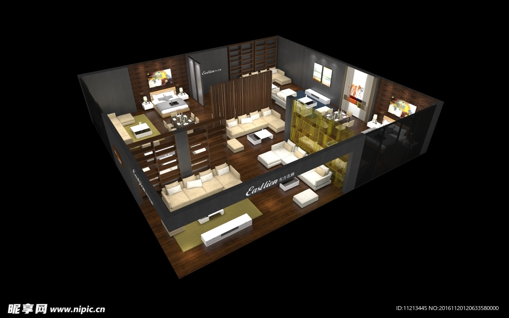 东方名狮效果图