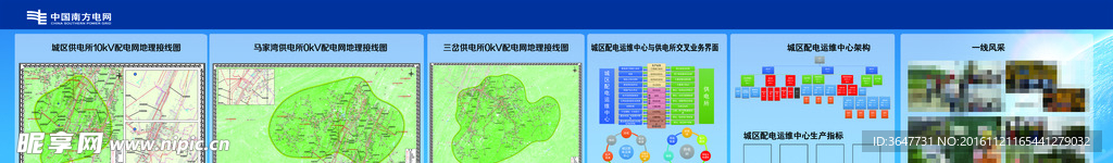 电力展板