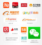 网络公司图标企业图标淘宝图标