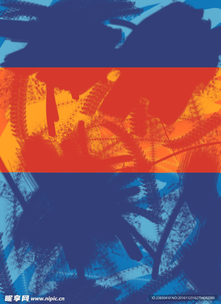 抽象条纹 定位印花