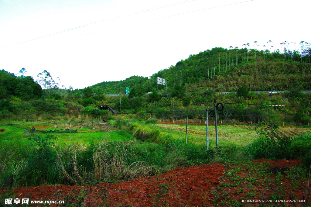 交通山水 田园风光