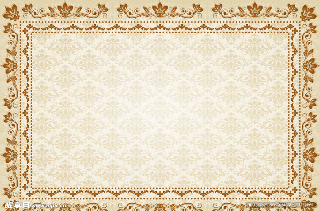 欧式皇室花纹电视背景墙