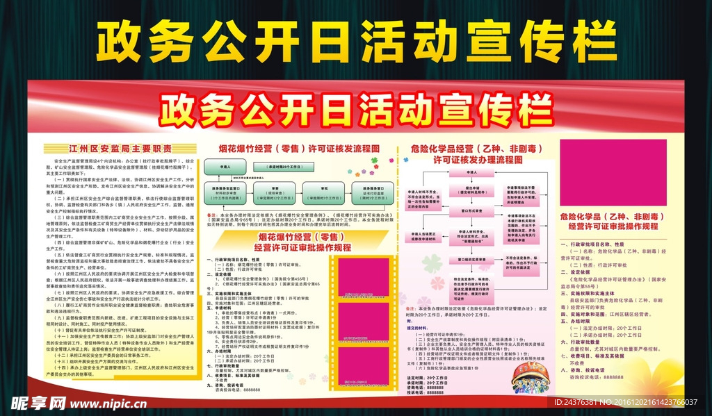 政务党务公开栏