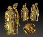 寿星3D立体模型