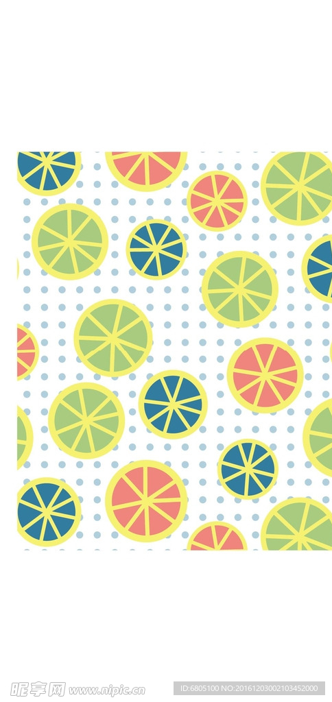 卡通循环花朵背景底纹