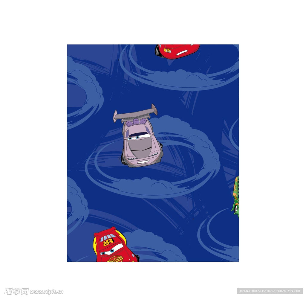 卡通赛车背景