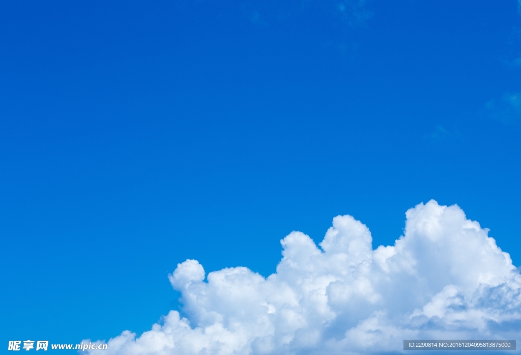 蓝天 白云 天空 云朵 云