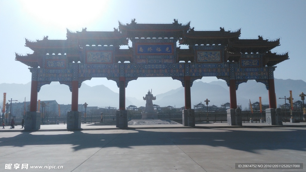 仿古建筑门牌楼