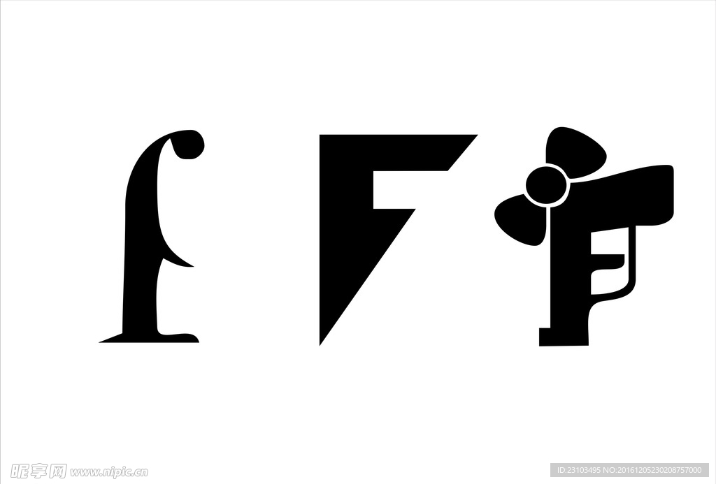 F字母创意设计