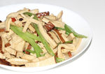 西芹炒香干