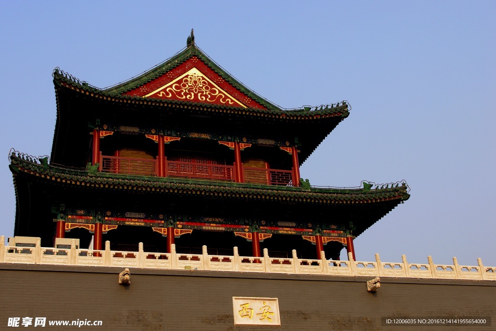 中国西安古建筑