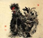 周毅画鸡