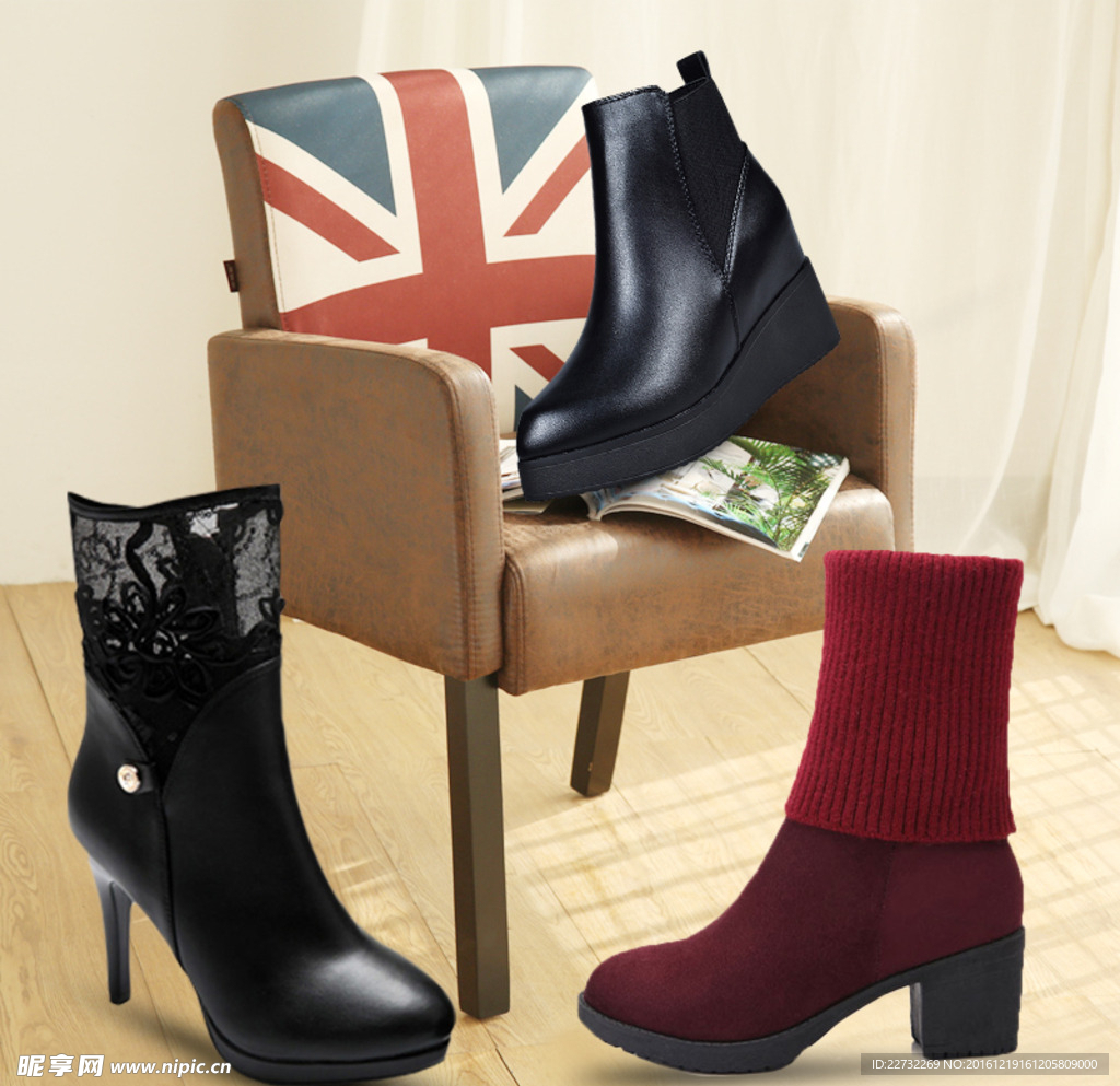 淘宝女鞋主图直通车图