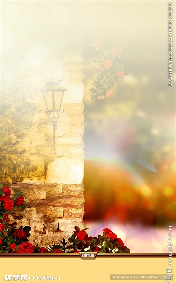 公园照片  房地产素材  玫瑰