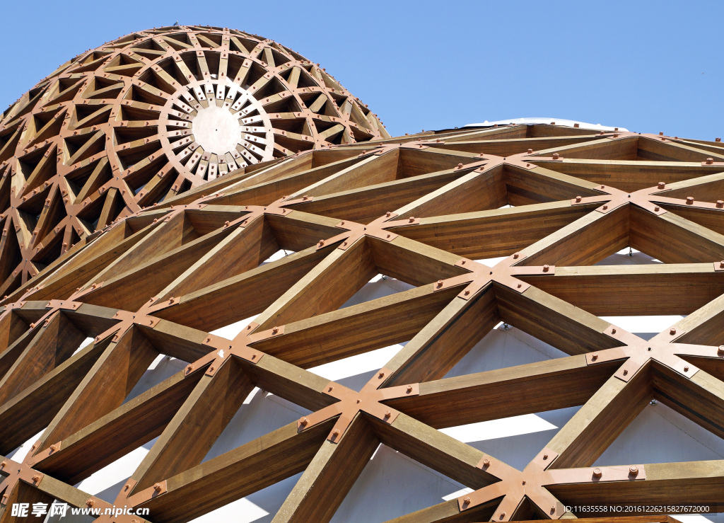 木结构建筑物高清图片