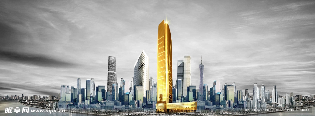 地产写字楼展板