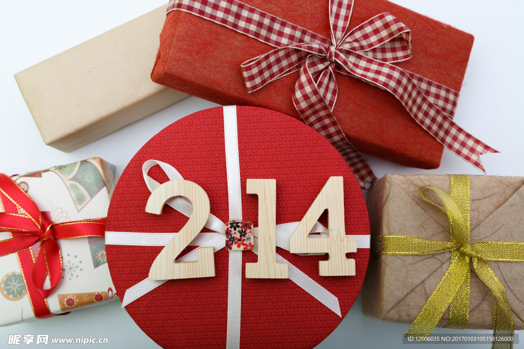 情人节平铺拍摄