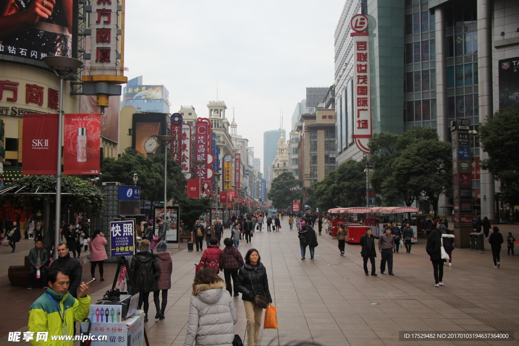 上海南京路街景