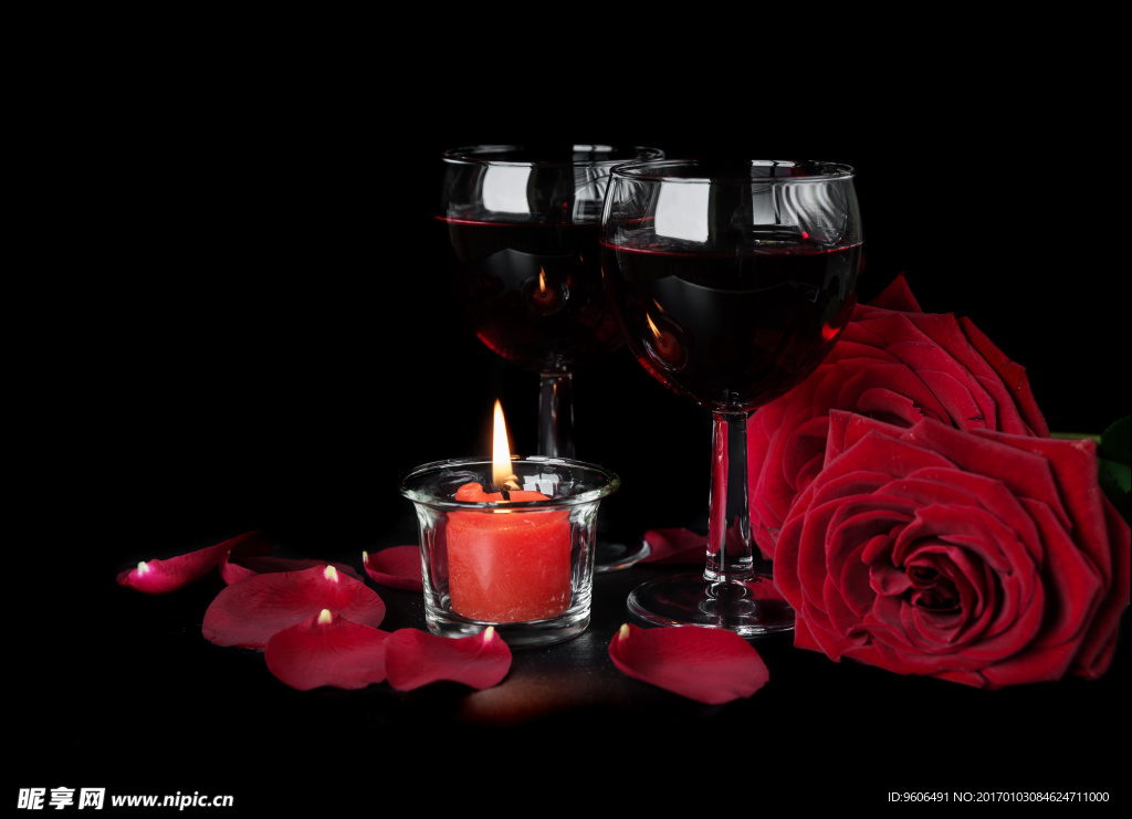 红酒玫瑰