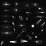 灯光素材 多种灯光效果 光线光