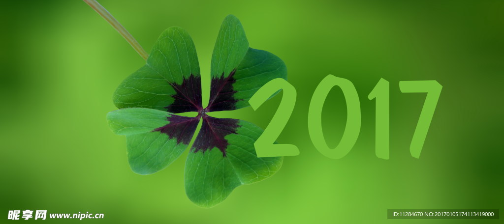 2017绿色背景