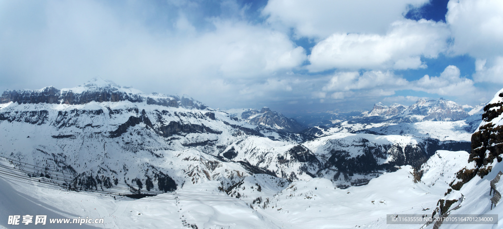 冬天雪景高清图片