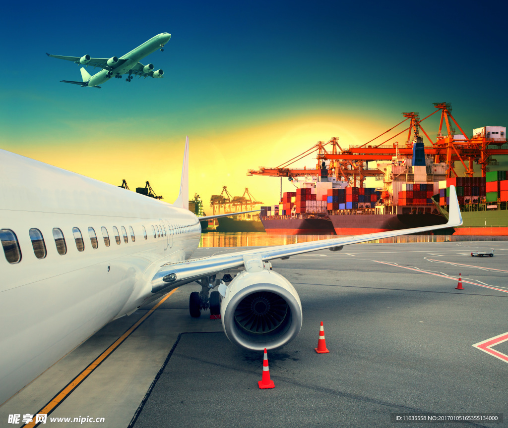 飞机客机高清图片