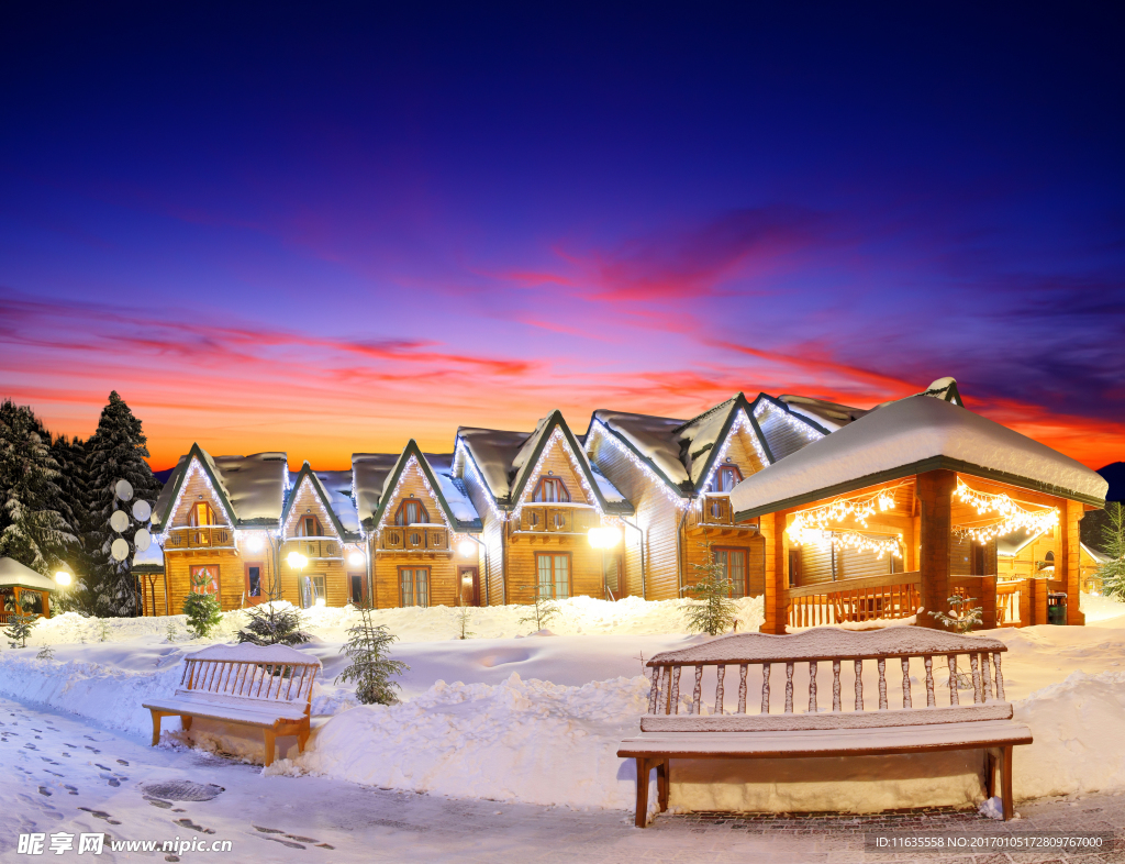 美丽的夜景高清图片