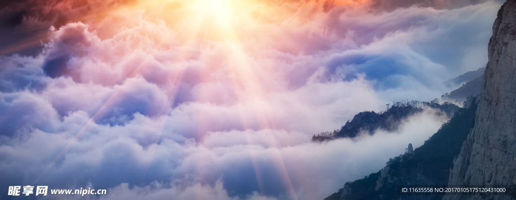 美丽的天空景色高清图片