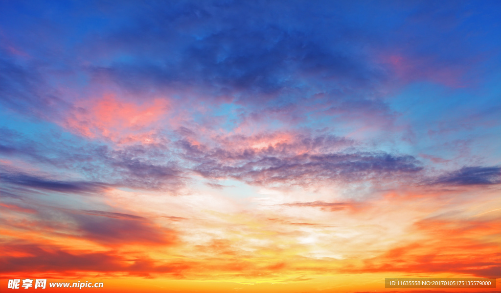 美丽的天空景色高清图片