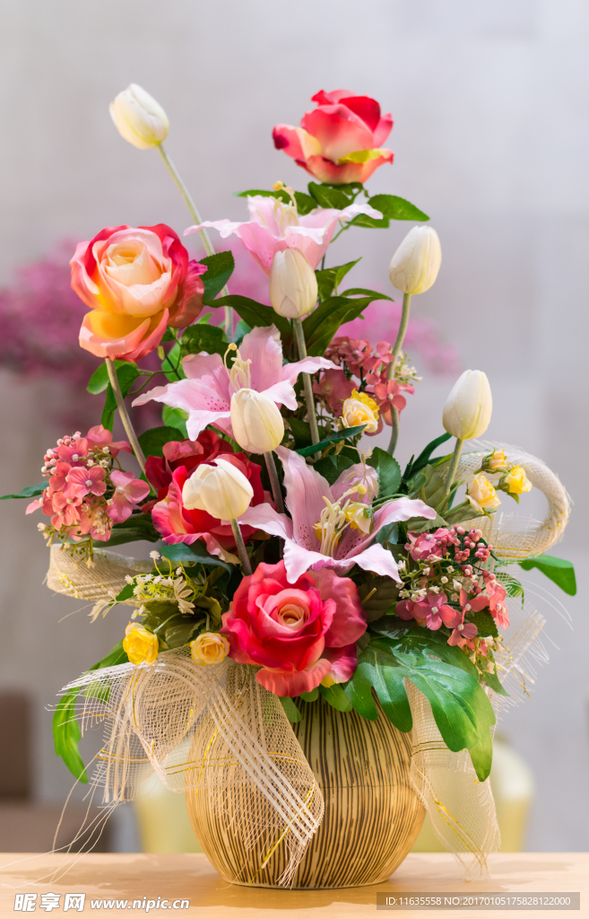 色彩缤纷的鲜花高清图片