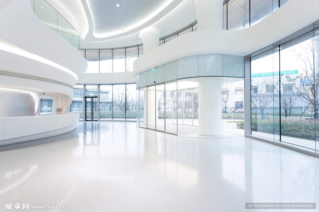 商务楼宇内景灯光照明